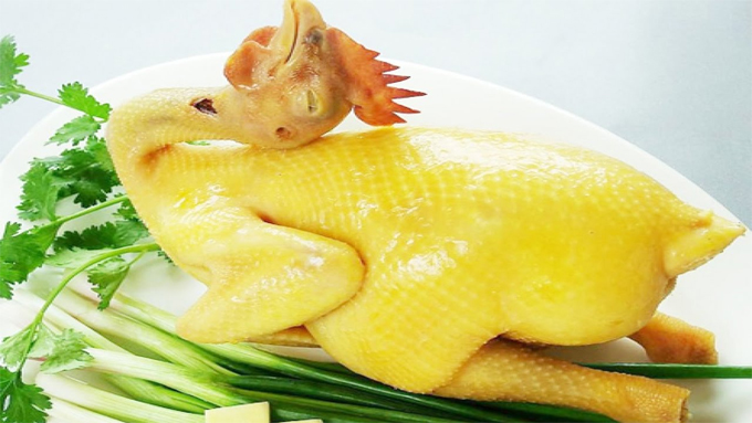 luộc gà ngon đẹp mắt