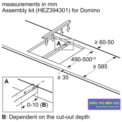 Bếp Từ Domino BOSCH PIB375FB1E