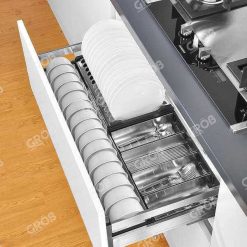 Alternative view of Kệ bát đĩa đa năng Grob inox hộp âm tủ-GH91A
