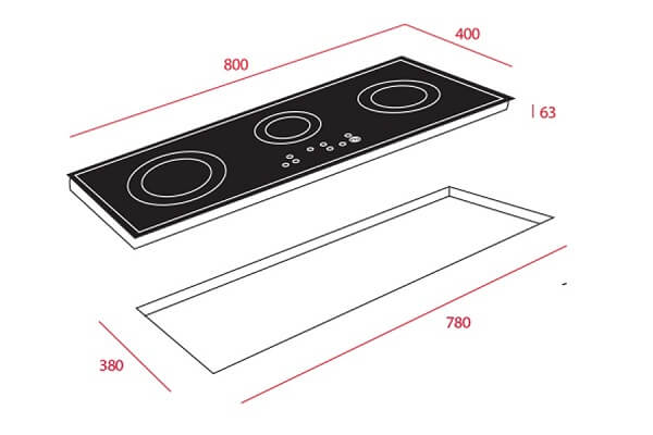 Bếp điện từ Teka TRC 83631 TCS