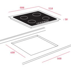 Bếp từ Teka IR 6320 BK MST