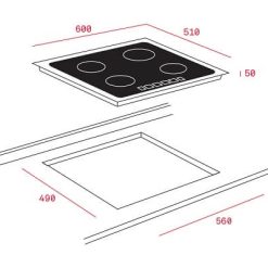 Bếp từ Teka IZ 6320 WHITE