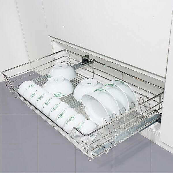 Kệ bát đĩa đa năng inox nan tròn Grob-CR304-81 ke-bat-dia-da-nang-inox-nan-tron-grob-cr304-81
