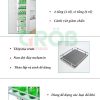 Kệ đồ khô nan dẹt cánh rút Grob-GM640 ke-do-kho-nan-det-canh-rut-grob-gm440-ld