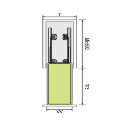 Kệ đựng dao thớt inox hộp Grob-GH30