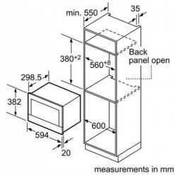 Lò vi sóng Bosch BFL523MS0B SERIE 4 20 LÍT AUTOPILOT 7
