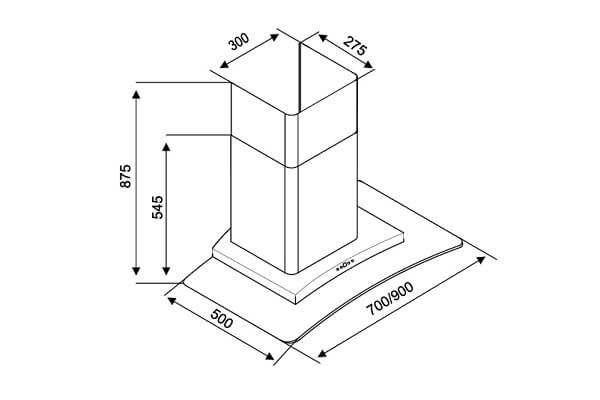 Máy Hút Mùi Kocher K228T Máy Hút Mùi Kocher K228T