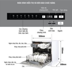 MÁY RỬA BÁT KOCHER KDEU 8838