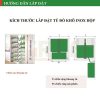 Tủ kho 4 tầng Inox nan dẹt cánh mở Grob-GM460 Tủ kho 4 tầng Inox nan dẹt cánh mở Grob-GM460