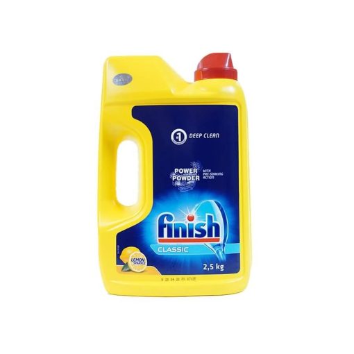 BỘT RỬA CHÉN BÁT FINISH 2.5KG HƯƠNG CHANH