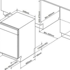 Máy rửa chén bát Fagor 3LVF-42IT