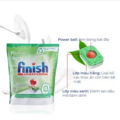 Alternative view of VIÊN RỬA BÁT FINISH ALL IN 1 MAX HỮU CƠ ECO 0% LOẠI 70 VIÊN