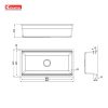 Chậu rửa bát Workstation Sink – Undermount Sink KN8644SU Dekor