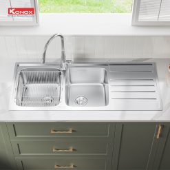 Chậu rửa bát European sink Artusi KS11650 1D – Bàn phải