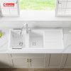 Chậu rửa bát Granite Sink Livello Smart 1160 – White Silver