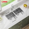 Chậu rửa bát Undermount Sink Cube 7544DU Chậu rửa bát Undermount Sink Cube 7544DU