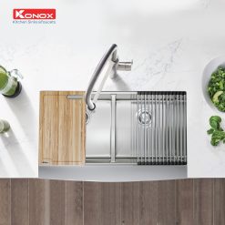 Chậu rửa bát Workstation Sink – Apron Sink KN8751DA Curve