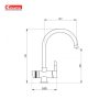 Vòi rửa bát ba đường nước Trim-Water Grey Vòi rửa bát ba đường nước Trim-Water Grey