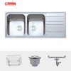 Chậu rửa bát European sink Artusi KS11650 1D – Bàn phải