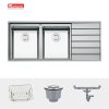 Chậu rửa bát European sink Premium KS11650 2B – Bàn phải Chậu rửa bát European sink Premium KS11650 2B – Bàn phải