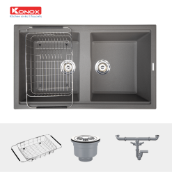 Chậu rửa bát Granite Sink Phoenix 860 – Grey