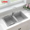 Chậu rửa bát Granite Sink Phoenix 860 – Grey Chậu rửa bát Granite Sink Phoenix 860 – Grey