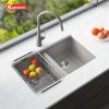Chậu rửa bát Granite Sink Veloci 760D – Grey Chậu rửa bát Granite Sink Veloci 760D – Grey