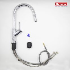 Vòi rửa bát dây rút Ponte Chrome