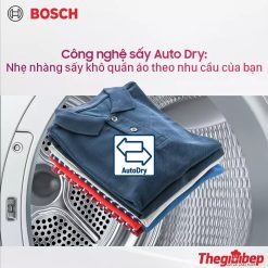 Máy giặt Bosch WAW28480SG Seri 8, nhập Đức, dung tích 9 KG