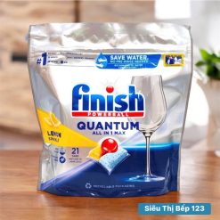 VIÊN RỬA BÁT FINISH QUANTUM 21 VIÊN 12 CHỨC NĂNG