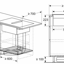 BẾP TỪ KÈM HÚT MÙI BOSCH PVQ731F15E SERI 6