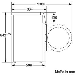 Máy Sấy Bosch WTX87E40 9Kg Series 8 Bơm Nhiệt