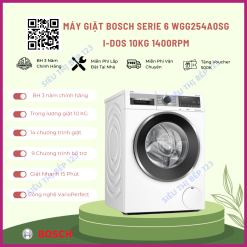 Máy giặt BOSCH WGG254A0SG I-DOS 10kg-001