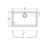 Chậu Rửa Bát Đá 1 Hố Reginox AMSTERDAM 72 HMH.R30899 Chậu Rửa Bát Đá 1 Hố Reginox AMSTERDAM 72 HMH.R30899