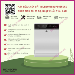 MÁY RỬA BÁT RICHBORN RDP6085SKS