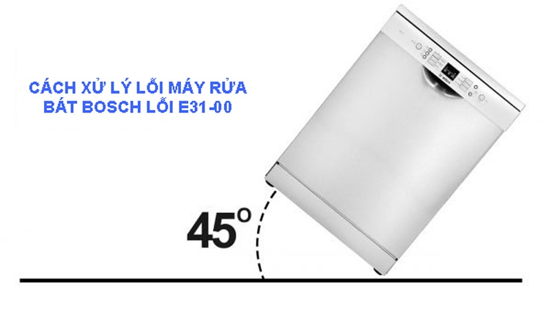 Nguyên nhân xuất hiện lỗi E31 trên máy rửa bát Bosch và cách khắc phục