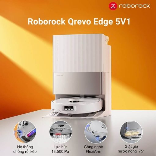 Robot hút bụi lau nhà Roborock Qrevo Edge 5V1