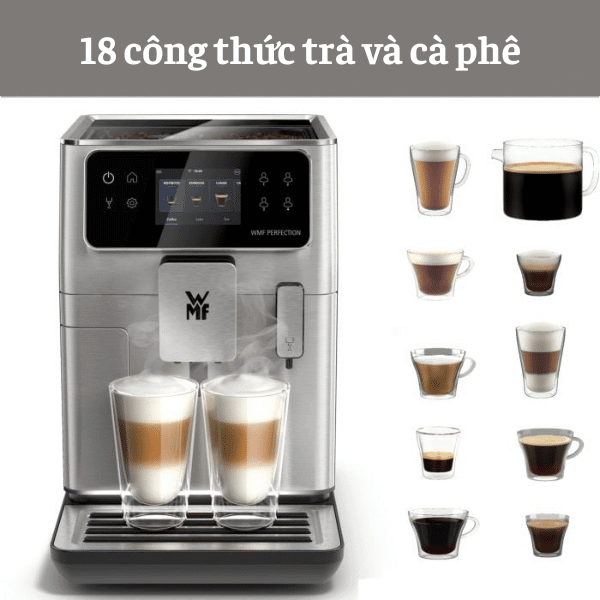 Máy pha cà phê WMF Perfection 660 màu bạc Máy pha cà phê WMF Perfection 660 màu bạc