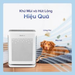 Máy Lọc Không Khí Levoit Vital 100S với không gian 52M2