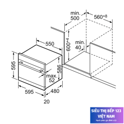 MÁY RỬA BÁT MINI ÂM TỦ BOSCH SCX6ITB00E SERIE 6