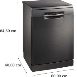 MÁY RỬA BÁT BOSCH SMS4EMC06E SERIE 4 VỚI 14 BỘ