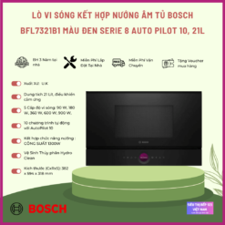 LÒ VI SÓNG KÈM NƯỚNG BOSCH BEL7321B1