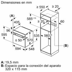 Lò Nướng Kèm Hấp Bosch HQA574ES3 Series 4