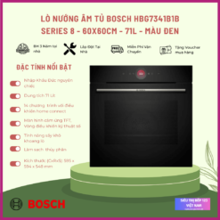 Lò nướng Bosch HBG7341B1B Serie 8