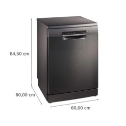 Máy rửa bát BOSCH SMS4HMC25M Serie 4 Màu Xám Đen