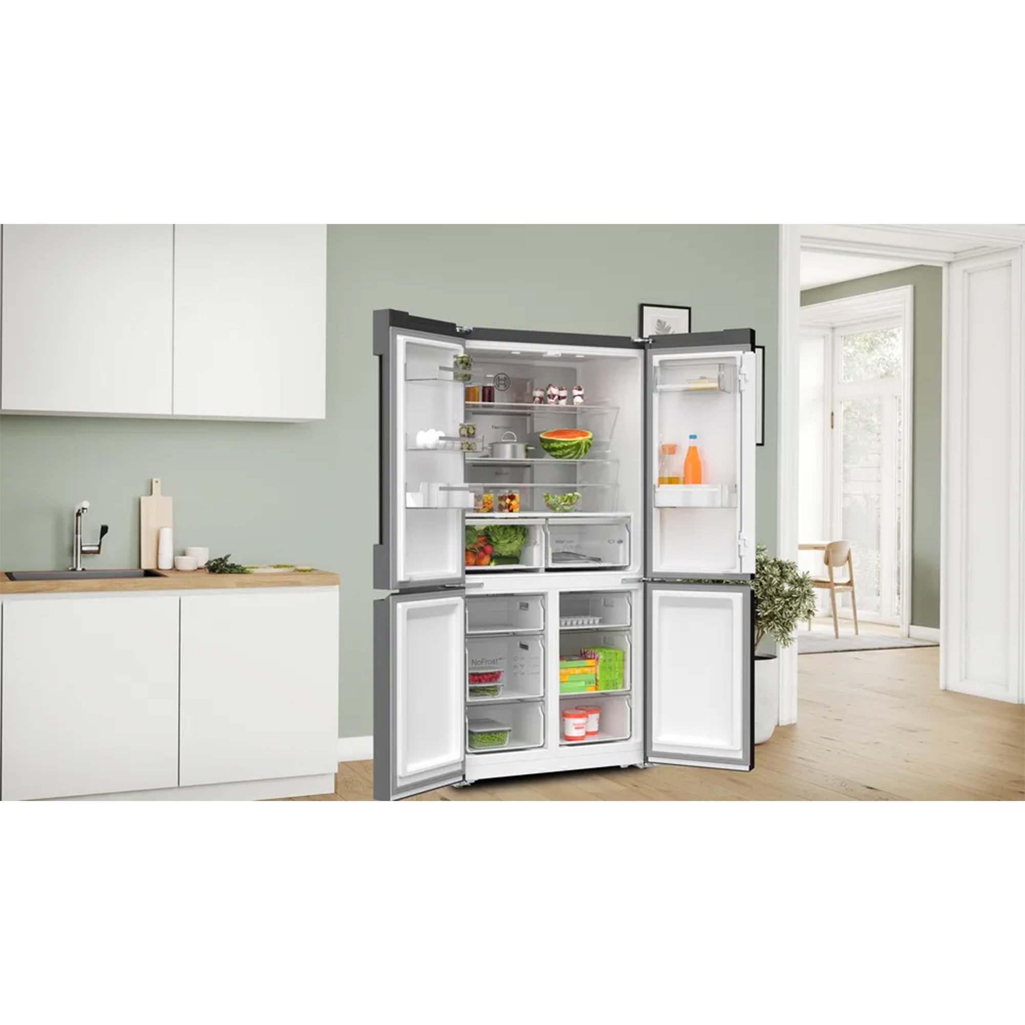 Tủ lạnh Bosch KFN96AXEA Seri 4 dung tích 646L, 4 cánh, Màu Đen Tủ lạnh Bosch KFN96AXEA Seri 4 dung tích 646L, 4 cánh, Màu Đen - Ảnh 4