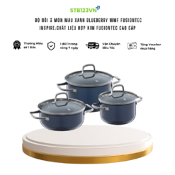 Bộ Nồi WMF Fusiontec Inspire Blueberry 3 Món