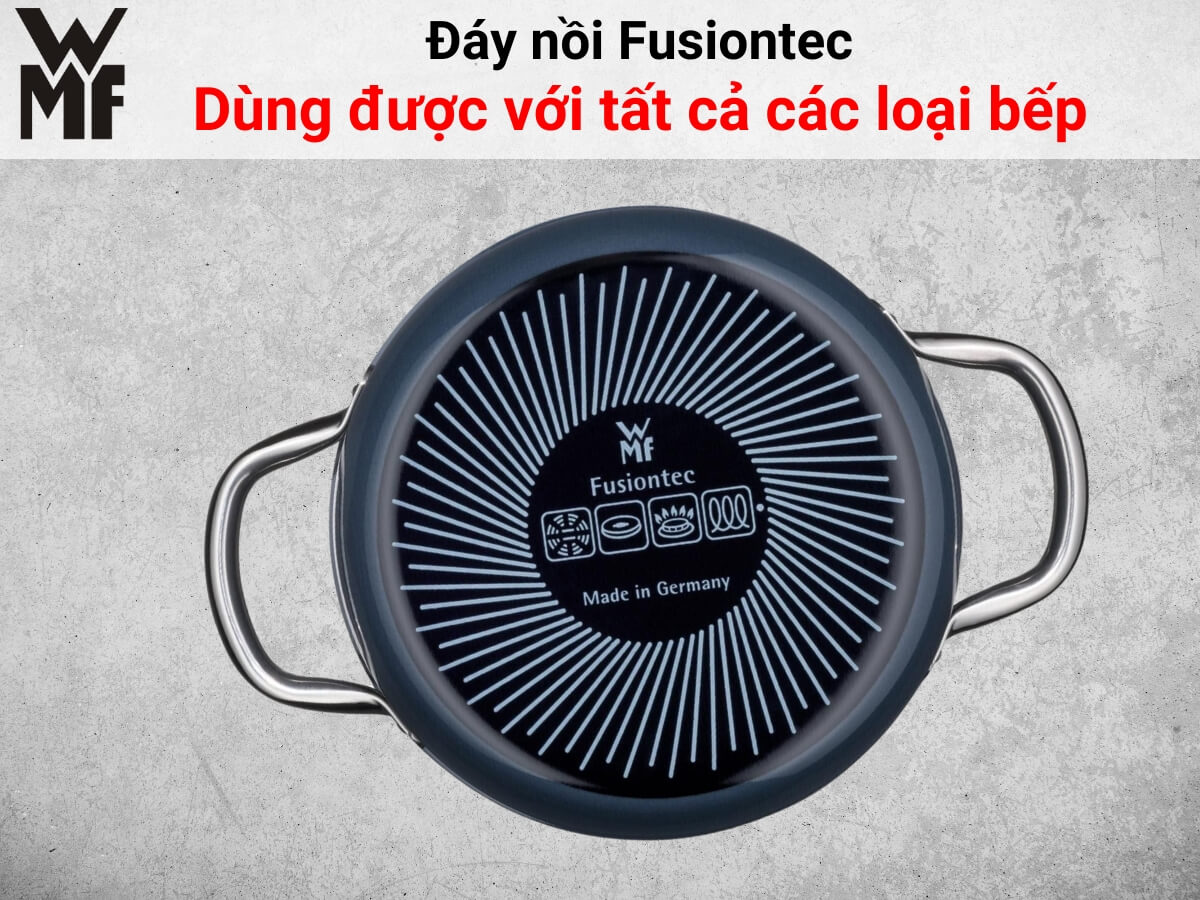 Bộ nồi WMF Fusiontec Inspire Blueberry 3 món, Made In Germany Bộ nồi WMF Fusiontec Inspire Blueberry 3 món, Made In Germany - Ảnh 4
