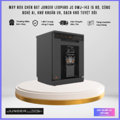 Máy rửa bát Junger JG Leopard DWJ-143: 15 bộ, Công nghệ AI, Khử Khuẩn UV