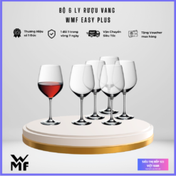 Bộ 6 ly vang WMF Easy Plus Burgundy